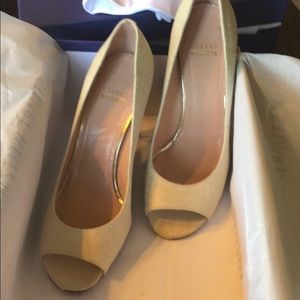 Stuart Weitzman wedge dressy heels